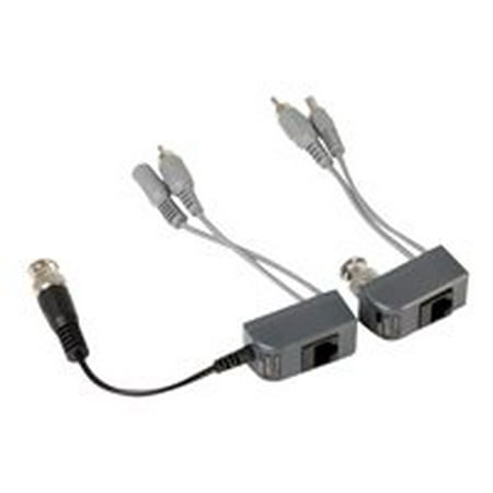Q-See Power-Video-Audio Balun RJ-45/BNC Transmits Video And Audio
