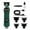 Green, variant on Kroaya Professional Beard Trimmer for Men, 7200 RPM Motor with Lift & Trim Tech, Type-C Fast Charge Cordless Hair Clipper, 180min Runtime, LED Display for Beard Mustache & Body Hair