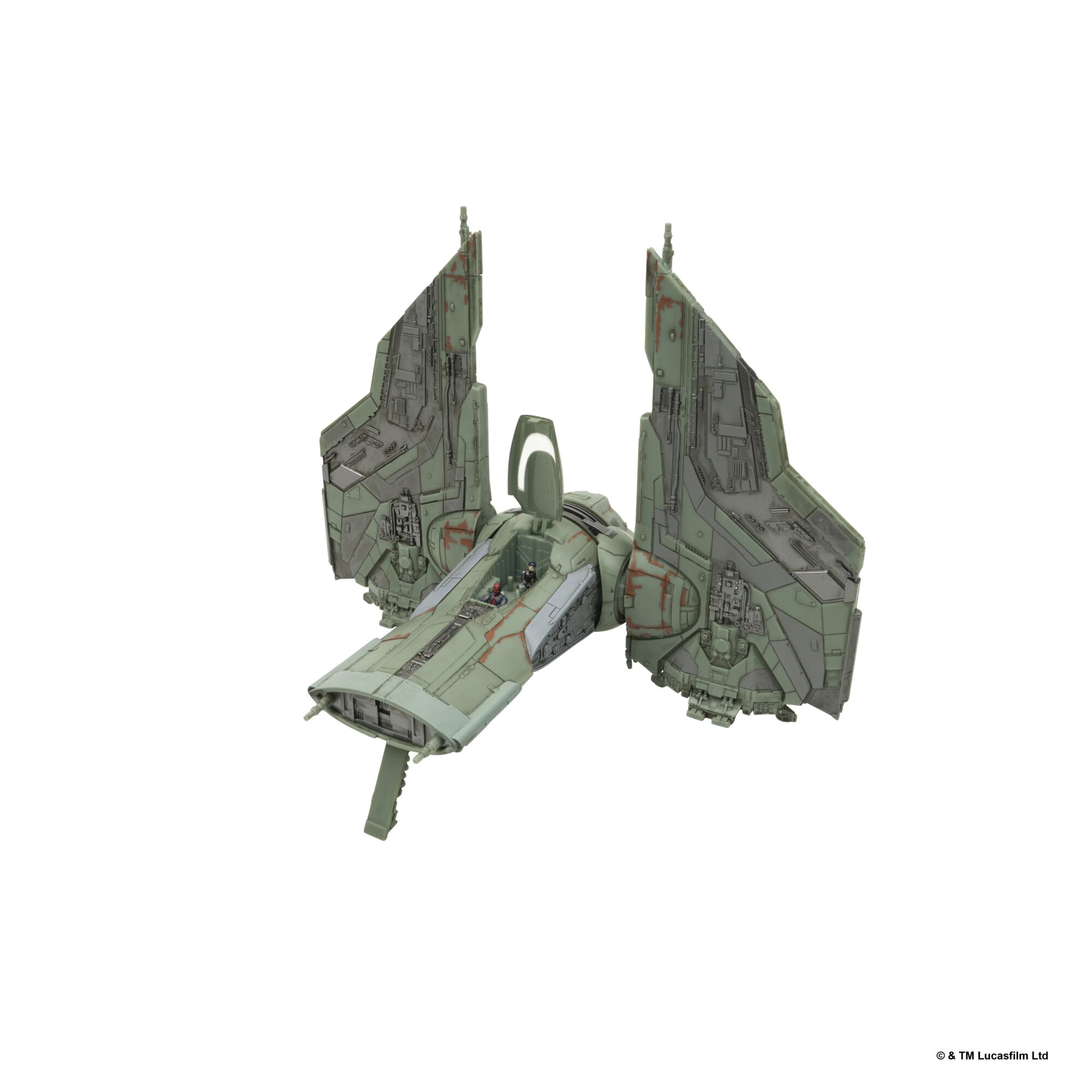 Star Wars™ Micro Galaxy Squadron The Hex - 9-Inch Vehicle with Rotating Wings and Cockpit