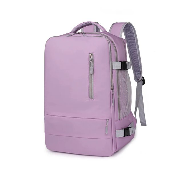 Women's Multifunctional Travel Backpack Luggage Bag with USB Interface Independent Shoe Cabinet Can Board The Plane