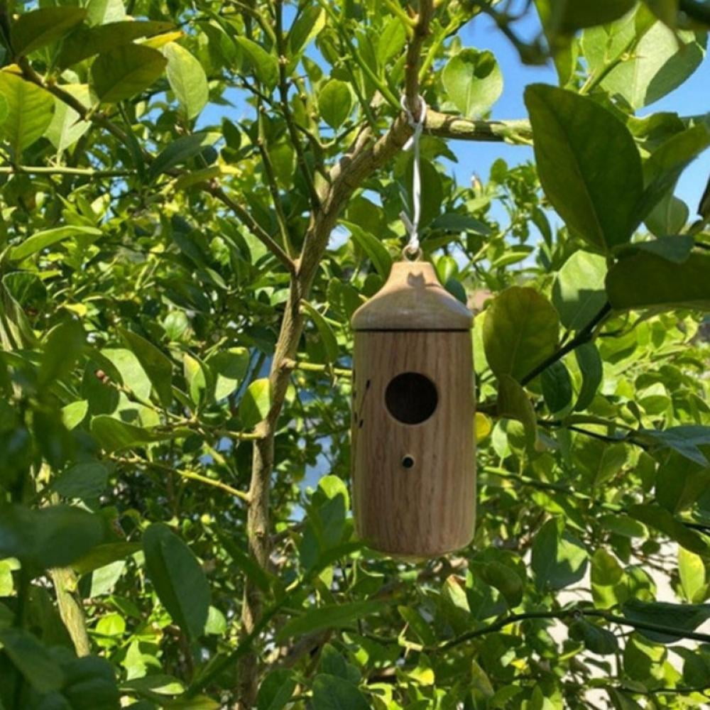 Hummingbird House, Wooden Hummingbird House for Outside Hanging