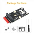 thumbnail image 5 of 2X M.2 Wifi Adapter Mini PCIE Wireless Network Card to M2 NGFF Key A+E Wifi Card Raiser with SIM Card Slot, 5 of 5