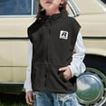 thumbnail image 2 of Favoffer Fall Unisex Kids' Reversible Fleece Vest Zip-Up Sleeveless 2-Way Wear Warm Coat Winter Boys Girls Jacket Clothes Kid to Teen 3-15Y, 2 of 7