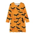 thumbnail image 4 of Robe Automne Hiver pour Fille 4-14 Ans Robe Princesse Imprimée Halloween Manches Longues Col Rond Multicolore, 4 of 4