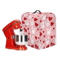 thumbnail image 4 of FOR U DESIGNS Rabbit Heart Stand Mixer Cover compatible with Kitchen Aid Mixer Portable Mixer Dust Covers Compatible Valentine's Day Decoration with Kitchen Aid 6-8 Quart Bowl Lift - L, 4 of 8