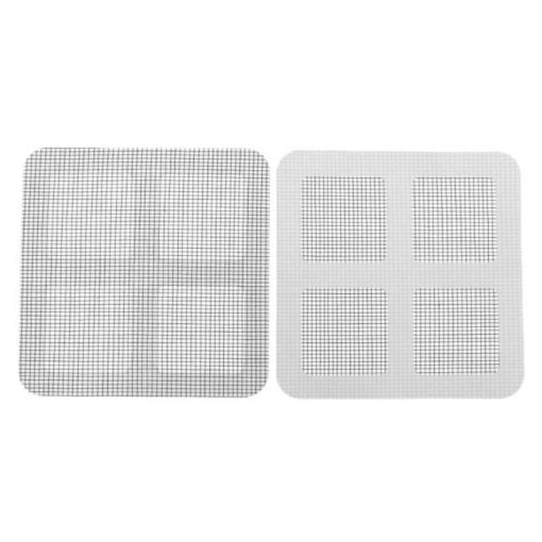 Kit de reparación de adhesivo para parches de reparación de mosquiteros de puertas y ventanas, 10 piezas