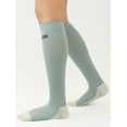 thumbnail image 4 of Graduated Compression Socks for Men &amp; Women | MDSOX 20-30 mmHg | (Gray, Large) - Best Choice, Ideal for Everyday Use, Travel, Running, Maternity Pregnancy, Nursing, Circulation &amp; Recovery, 4 of 5