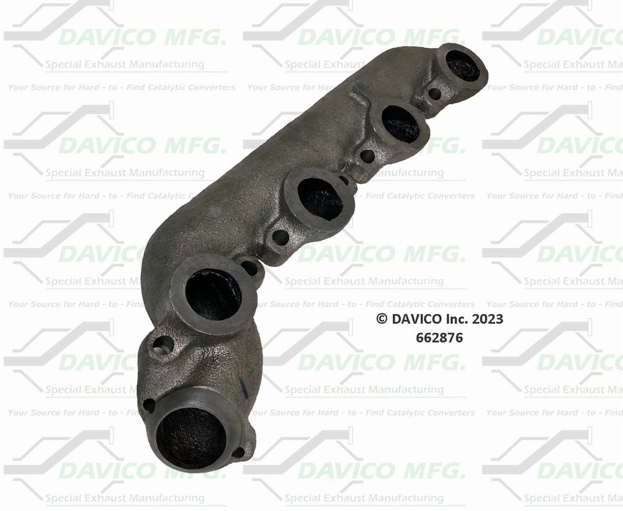 Davico Mfg 662876 Stand alone Exact-Fit exhaust manifold