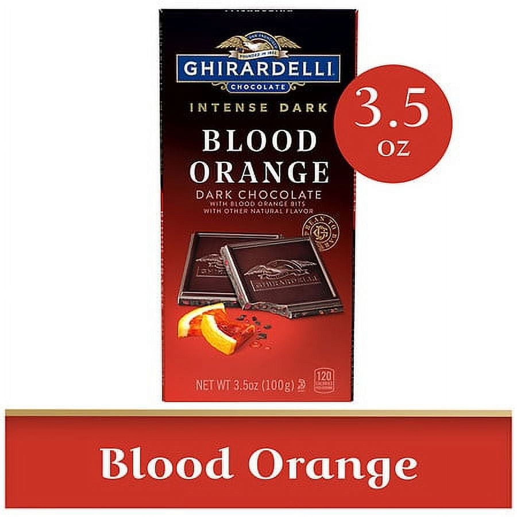 2 Pack - Ghirardelli Intense Dark Blood Orange Chocolate Bar - 3.5 oz
