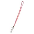 thumbnail image 1 of Wigspedia Rhinestone Crystal Lanyard ID Badge Keychain Holder 19.5" (AB Pink), 1 of 3