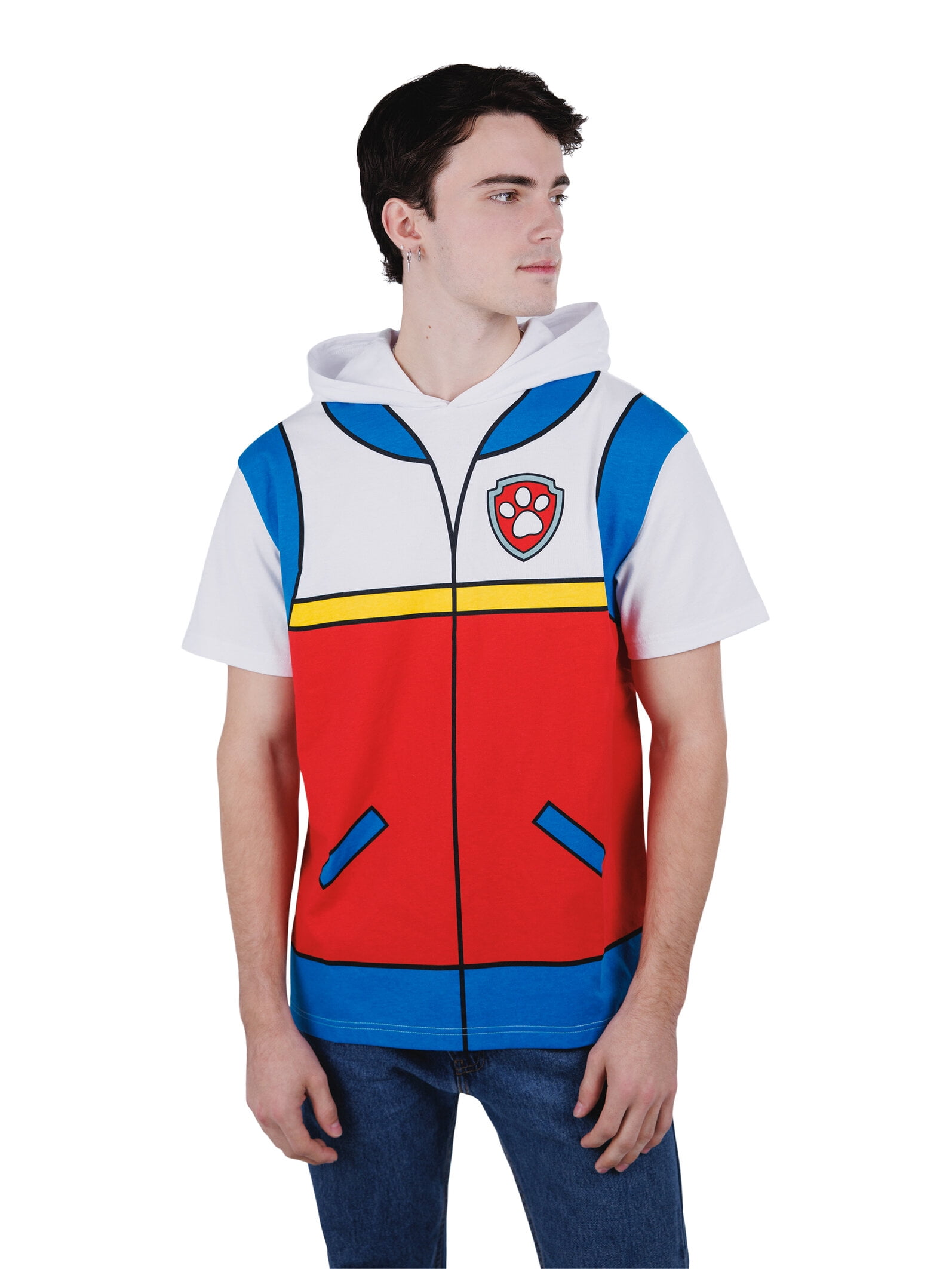 Paw Patrol Ryder Hooded Matching Family Cosplay T-Shirt Adult