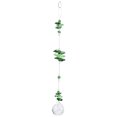 thumbnail image 1 of Colgante hecho a mano, colgante, prismas de cristal verde, lámpara de araña de bolas, decoración de ventana de Navidad, 1 of 8