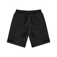 thumbnail image 4 of BRGZLK Mens Casual Straight Leg Shorts with Drawstring Elastic Waist Summer Solid Color Beach Shorts with Pockets, 4 of 7