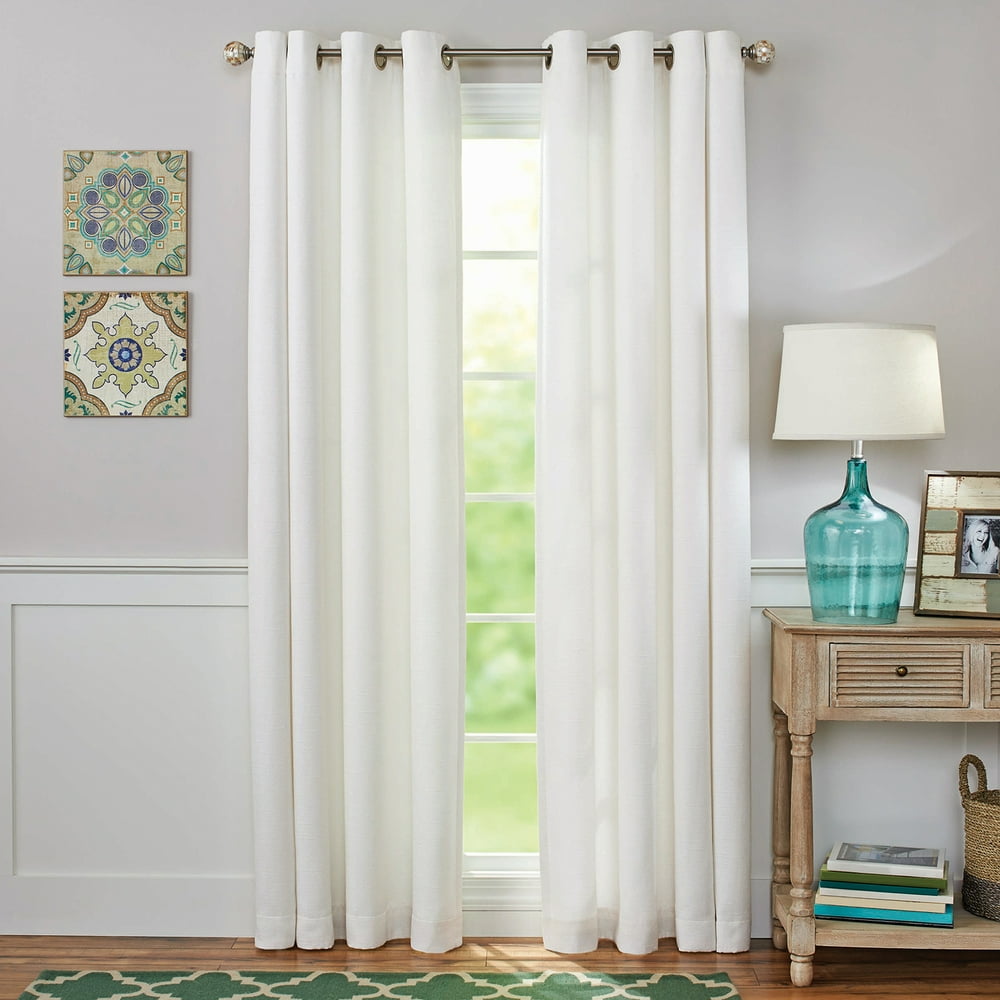 Better Homes&gardens Basket Weave 84`` Bleached Linen