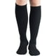 thumbnail image 1 of Calcetines de compresión de bambú que absorben la humedad, de 8 a 15 mmHg, para hombres y mujeres, hasta la rodilla, 6 pares, 10 a 13, color negro, 1 of 7