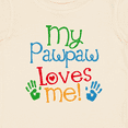 thumbnail image 4 of Inktastic My Pawpaw Loves Me Boys or Girls Baby T-Shirt, 4 of 5