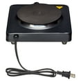 Aroma® 6" Electric Single Burner DieCast Hot Plate, Black, New