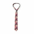 thumbnail image 4 of Necktie, 50's Style Bold Flowers Art, 3.7", Multicolor, by Ambesonne, 4 of 4