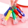 thumbnail image 5 of Pack of 10 Mini LED Keychain Flashlight Pocket Torch White Lighting Random Color, 5 of 14