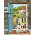 thumbnail image 1 of Carolines Treasures ASA2144GF Welsh Springer Spaniel At The Cottage Door Flag Garden Size, 1 of 3