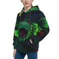 thumbnail image 2 of Lsque Pikmin Patten Youth Hoodie Sweatshirt Pullover with Kangaroo Pocket Boys and Girls Hoodie Warm Hoodie for Kids, 2 of 8
