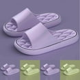 thumbnail image 2 of PUMISAS Summer Slippers For Women Super Soft Breathable Hollow Solid Color Home Slippers Indoor Bathroom Shower Waterproof Shoes, 2 of 4