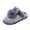 Grey, variant on Women Cute Ra𝖻𝖻it Ear Slippers House Non-S𝗅ip Indoor Bedroom Slides Soft F𝗅u𝖿𝖿y Bunny Ca𝗋𝗍oon Slipper Winter S𝗅ip On Shoes with Thick Fl𝖾𝖾c𝖾 Li𝗇𝗂ng, Warm Plush Animal Shoes