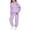Purple-b, variant on ChaoLingNeng Girls Sweatsuit Size 14-16 Cute Print Crewneck Long Sleeve Hoodie Sweatshirts and Sweatpants Lightweight Fall Outfits for Girls