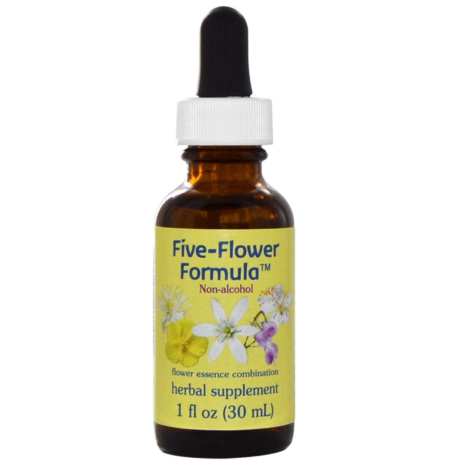 Flower Essence Services FiveFlower Formula, Flower Essence Combination