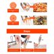 thumbnail image 3 of Wosthever Máquina para hacer fideos, máquina para hacer , herramienta de prensa de acero inoxidable, dispositivo de presión de mano de obra Cocina y Comedor, 3 of 6