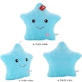 thumbnail image 2 of Creative Twinkle Star Glowing LED Night Light Plush Pillows Stuffed Toys (Blue,40*35mm), 2 of 5