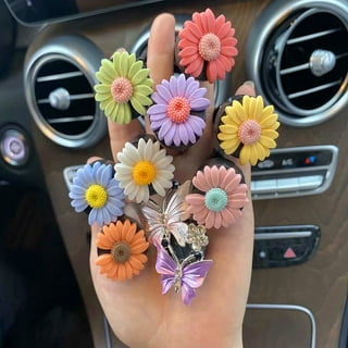 Car Wedding Decorations - Ribbon Bows Set Car Wedding Decor - Flower  Artificial Flowers Set Party Events Accessories for Car Front Door Wall