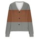 thumbnail image 5 of Puntoco Chaqueta Informal Con Botones Y Estampado De Moda Para Mujer, 5 of 5