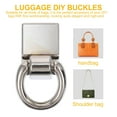 thumbnail image 3 of unbranded 4Ud Conjunto De Hebillas Metal Plateado Para Bolsos Y Maletas Uso Repuesto, 3 of 7