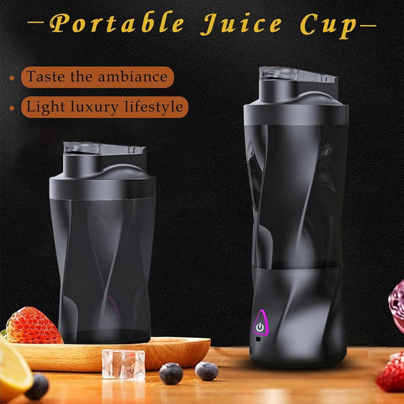 Portable Blender 700ML Travel Personal Size Blender for Juice Shakes Mini Fruit Juice Mixer USB Rechargeable White