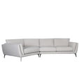 Modern Upholstered Sectional Sofa, Large LShaped Couch with