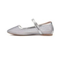 thumbnail image 5 of New York & Company Women's Size 7.5, Page 2 Maryjane Flat Shoes, Silver Mesh, 5 of 7