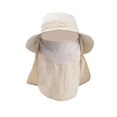 thumbnail image 2 of 100Fens Outdoor Quick-Drying Sunscreen Hat Fishing Breathable Sun Hat Cover Face Hat, 2 of 2