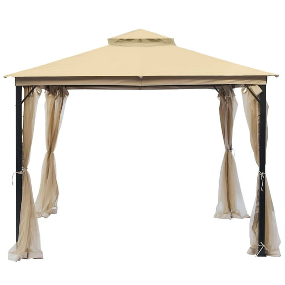 Garden Winds Replacement Canopy Top Cover Compatible with The Laurel Canyon GAZ2137 Gazebo - Riplock 350