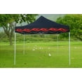thumbnail image 4 of 10'x10' Pop Up 4 Wall Party Tent Canopy Gazebo Ez Black Flame - F Model Upgraded Frame By DELTA Canopies, 4 of 4