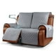 thumbnail image 1 of Funda impermeable para sofá reclinable Ruaozz de 2 plazas, color gris claro, 1 of 7