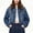 01 Blue, variant on YueHuiYing Women Fashion Long Sleeve Hoodless Denim Outwear Jackets Faux Denim Full-Button Pocket Outdoor Jacket