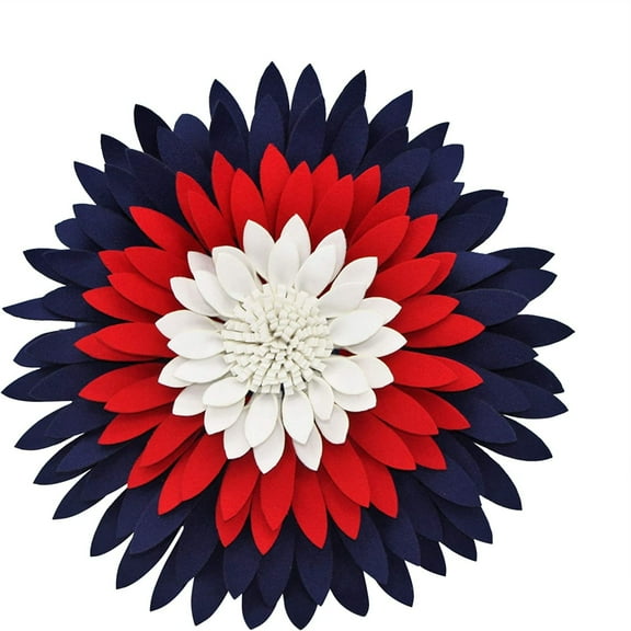 Flower Decorative Pillow - 3D Daisy Flower Pillow, Sunflower Throw Pillow -14.5 x 13 inch Round Decor Pillow - Flower Home Decorations - Couch & Bed Flower