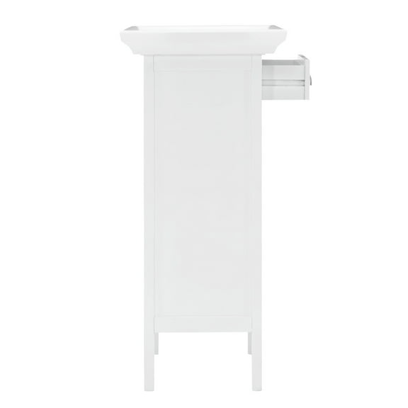 Powell Talon Wood Wine Cabinet in White