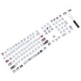 thumbnail image 2 of 110 Uds. Teclas PBT Tapas de teclado de sublimación de tinte de 5 lados con extractor de llaves Piezas de computadora, 2 of 8
