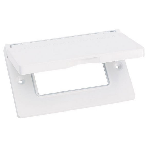 Sigma 14249WH White 1 Gang Horizontal GFCI Cover