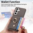 thumbnail image 4 of FOXDOCK Case for Samsung Galaxy S26 Pro, Shockproof Protection, Stand Function, with Ring and Magnetic Wallet - Grey, 4 of 5