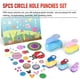 thumbnail image 4 of Circle Paper Punch, 5 PCS Circle Punches for Paper Crafts, 5 Different Size Circle Hole Punch,Random, 4 of 5