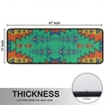 thumbnail image 5 of Kitchen Rugs Sets Of 2,Symmetric Geometric Pattern Anti Fatigue Kitchen Mat Rugs Non Slip Washable,Decorative Kitchen Floor Mats for Kitchen,Sink,Laundry,17"x47"+17"x47", 5 of 5
