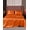 Orange, variant on 100% Pure Silk Satin Sheet Set 6pcs, Silk Fitted Sheet,Silk Flat Sheet&Silk Pillowcases Set !(Cal Queen Orange)